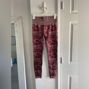 Red Camo Leggings